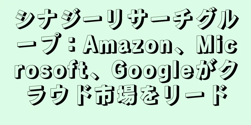 シナジーリサーチグループ：Amazon、Microsoft、Googleがクラウド市場をリード