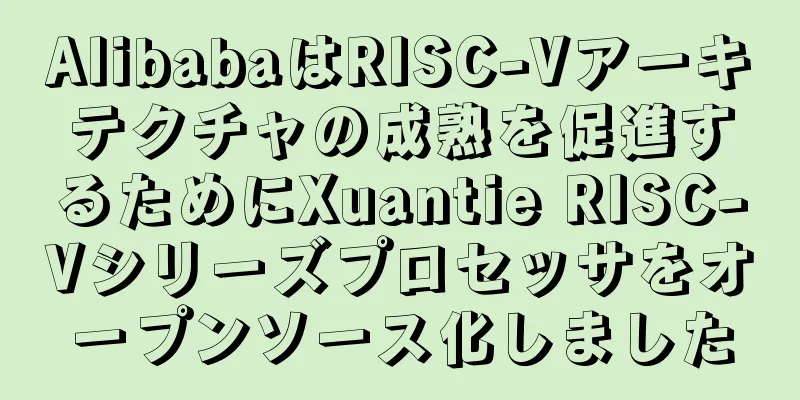 AlibabaはRISC-Vアーキテクチャの成熟を促進するためにXuantie RISC-Vシリーズプロセッサをオープンソース化しました