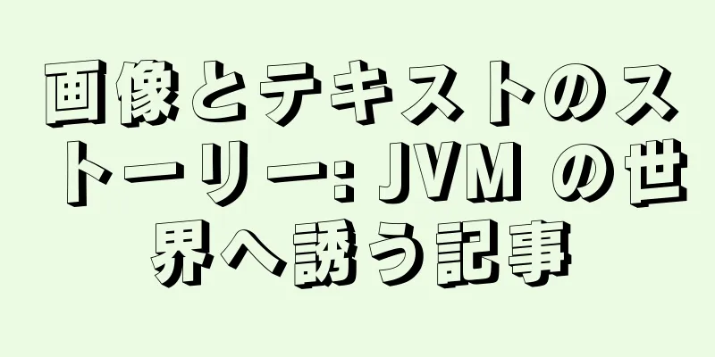 画像とテキストのストーリー: JVM の世界へ誘う記事
