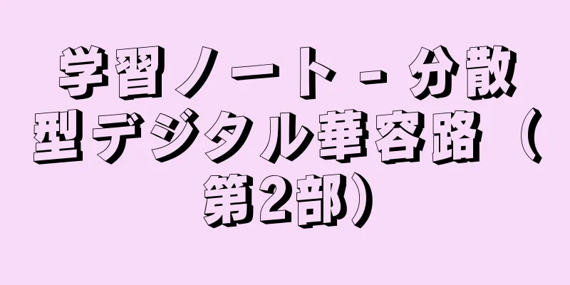 学習ノート - 分散型デジタル華容路（第2部）