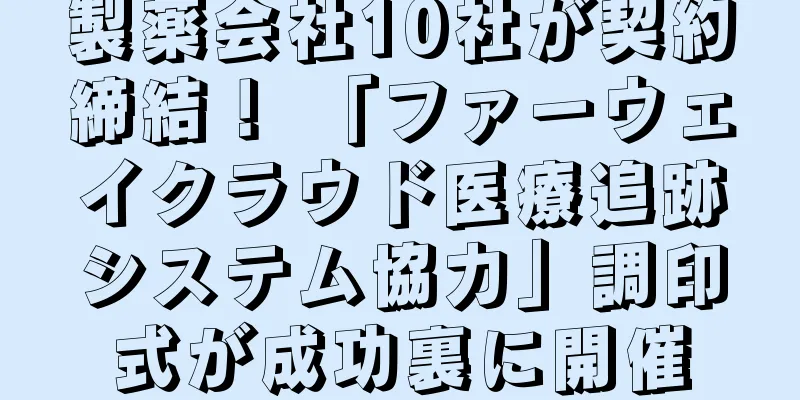 製薬会社10社が契約締結！ 「ファーウェイクラウド医療追跡システム協力」調印式が成功裏に開催