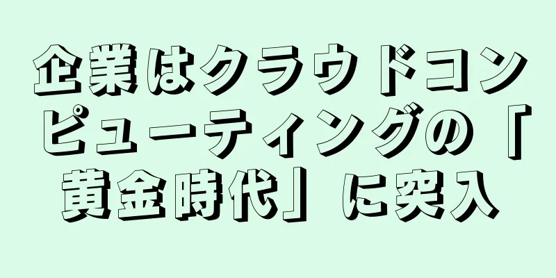 企業はクラウドコンピューティングの「黄金時代」に突入