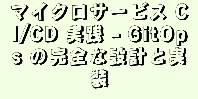 マイクロサービス CI/CD 実践 - GitOps の完全な設計と実装