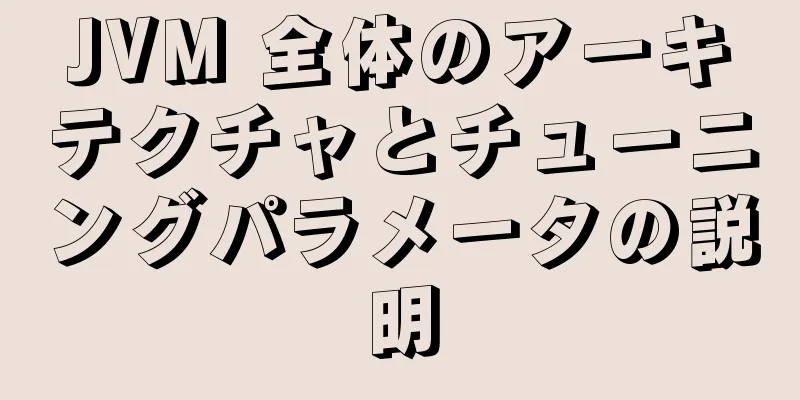 JVM 全体のアーキテクチャとチューニングパラメータの説明