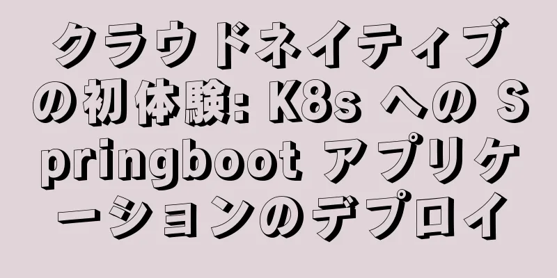 クラウドネイティブの初体験: K8s への Springboot アプリケーションのデプロイ
