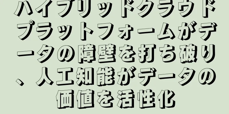 ハイブリッドクラウドプラットフォームがデータの障壁を打ち破り、人工知能がデータの価値を活性化