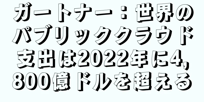 ガートナー：世界のパブリッククラウド支出は2022年に4,800億ドルを超える