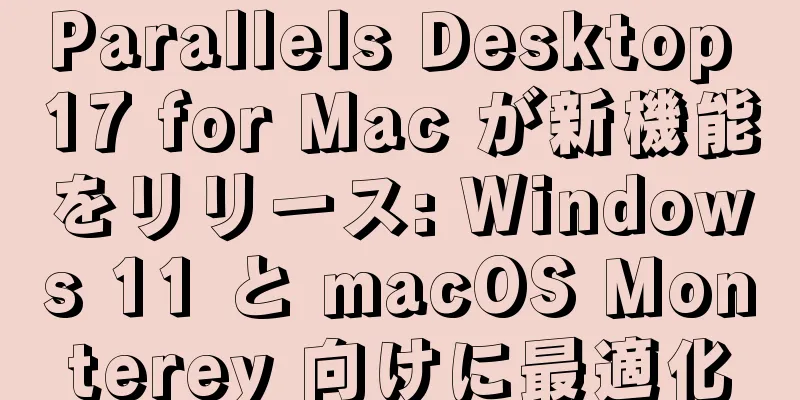 Parallels Desktop 17 for Mac が新機能をリリース: Windows 11 と macOS Monterey 向けに最適化