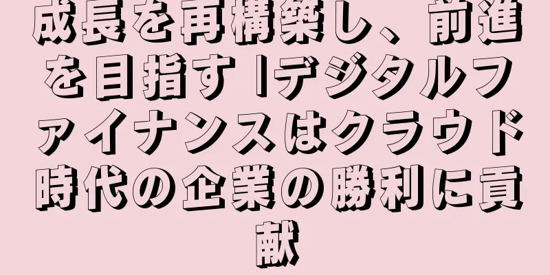 成長を再構築し、前進を目指す |デジタルファイナンスはクラウド時代の企業の勝利に貢献