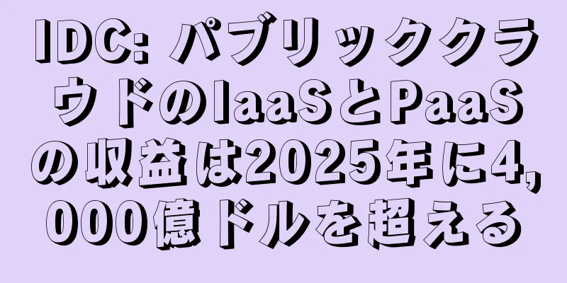 IDC: パブリッククラウドのIaaSとPaaSの収益は2025年に4,000億ドルを超える