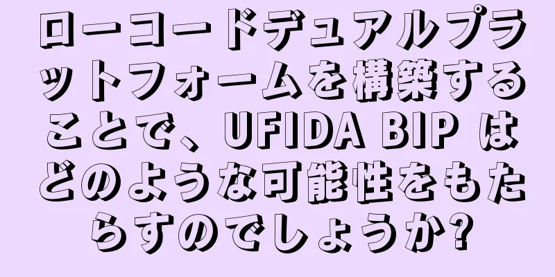 ローコードデュアルプラットフォームを構築することで、UFIDA BIP はどのような可能性をもたらすのでしょうか?