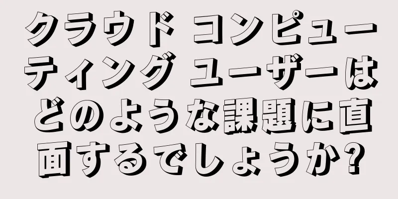 クラウド コンピューティング ユーザーはどのような課題に直面するでしょうか?