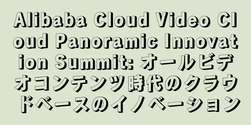 Alibaba Cloud Video Cloud Panoramic Innovation Summit: オールビデオコンテンツ時代のクラウドベースのイノベーション