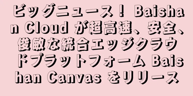 ビッグニュース！ Baishan Cloud が超高速、安全、俊敏な統合エッジクラウドプラットフォーム Baishan Canvas をリリース