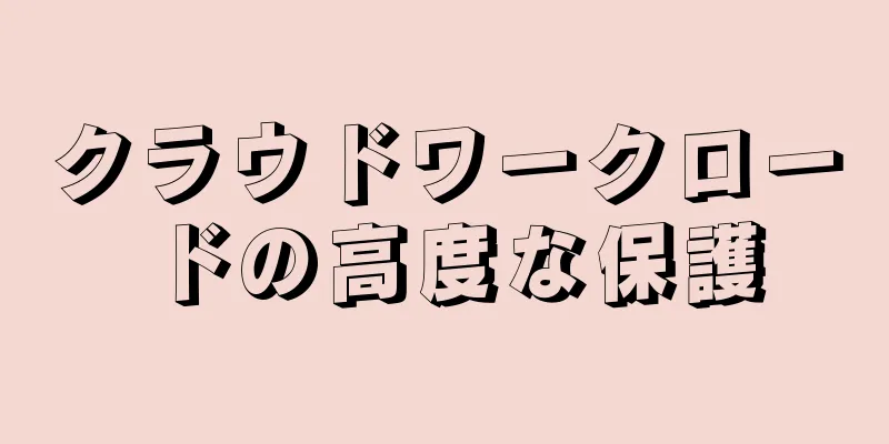 クラウドワークロードの高度な保護