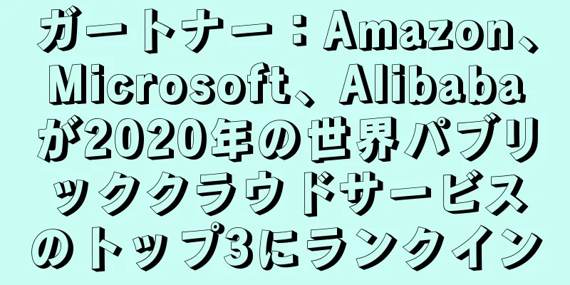 ガートナー：Amazon、Microsoft、Alibabaが2020年の世界パブリッククラウドサービスのトップ3にランクイン