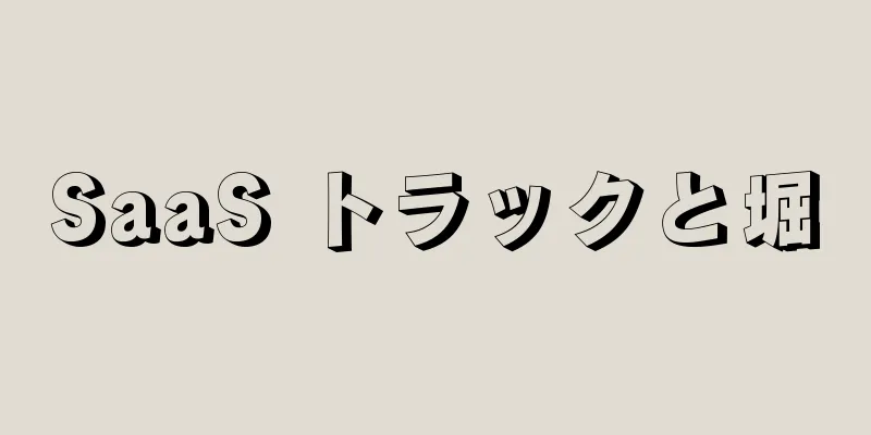SaaS トラックと堀