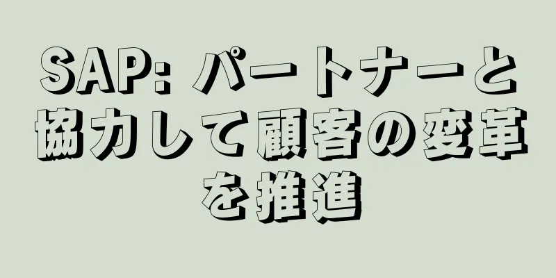 SAP: パートナーと協力して顧客の変革を推進