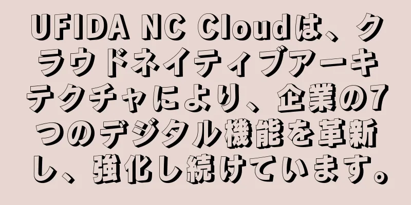 UFIDA NC Cloudは、クラウドネイティブアーキテクチャにより、企業の7つのデジタル機能を革新し、強化し続けています。