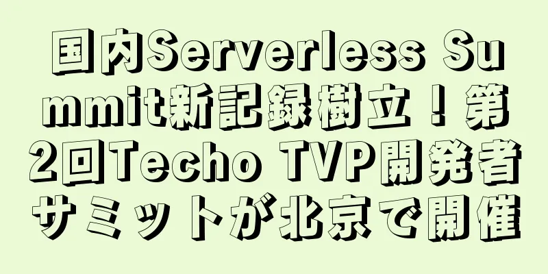 国内Serverless Summit新記録樹立！第2回Techo TVP開発者サミットが北京で開催