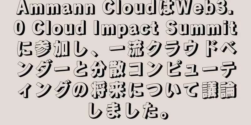 Ammann CloudはWeb3.0 Cloud Impact Summitに参加し、一流クラウドベンダーと分散コンピューティングの将来について議論しました。