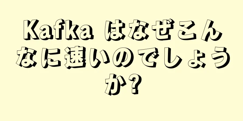 Kafka はなぜこんなに速いのでしょうか?