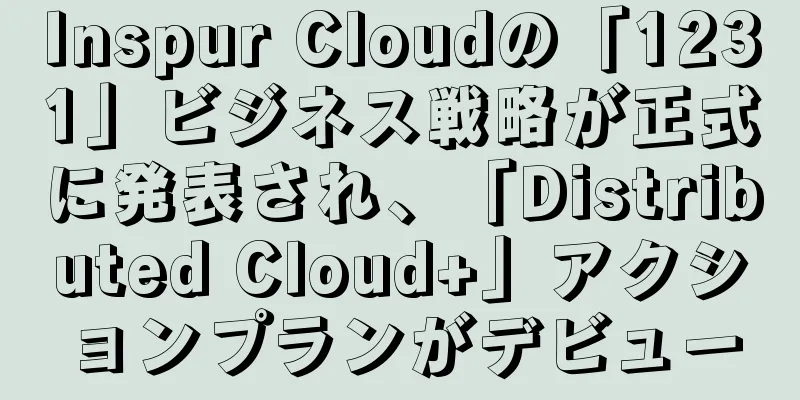 Inspur Cloudの「1231」ビジネス戦略が正式に発表され、「Distributed Cloud+」アクションプランがデビュー