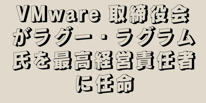 VMware 取締役会がラグー・ラグラム氏を最高経営責任者に任命