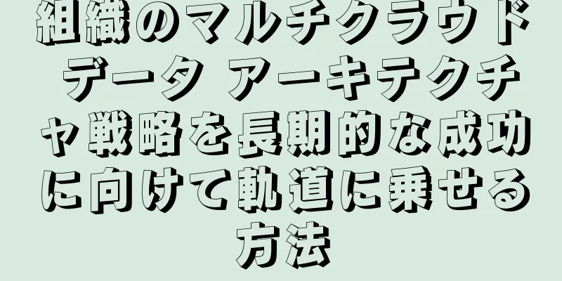 組織のマルチクラウド データ アーキテクチャ戦略を長期的な成功に向けて軌道に乗せる方法