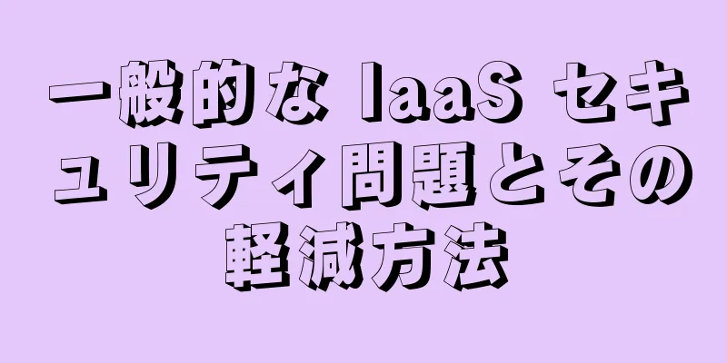 一般的な IaaS セキュリティ問題とその軽減方法