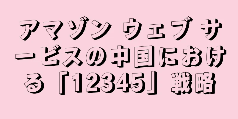 アマゾン ウェブ サービスの中国における「12345」戦略