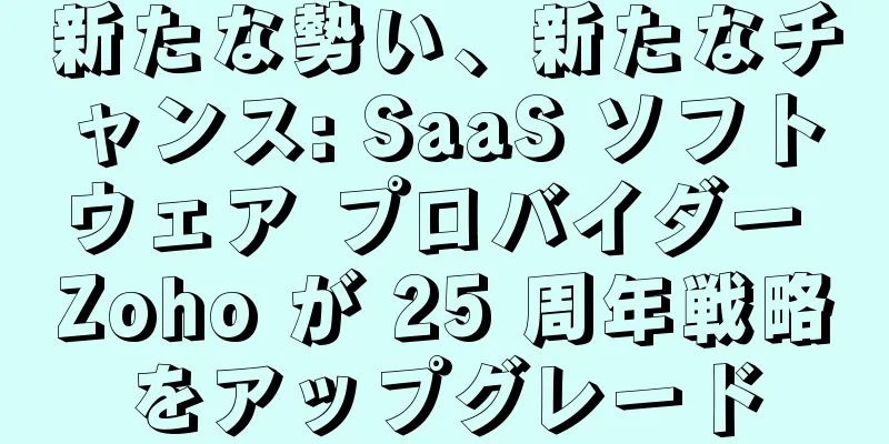 新たな勢い、新たなチャンス: SaaS ソフトウェア プロバイダー Zoho が 25 周年戦略をアップグレード