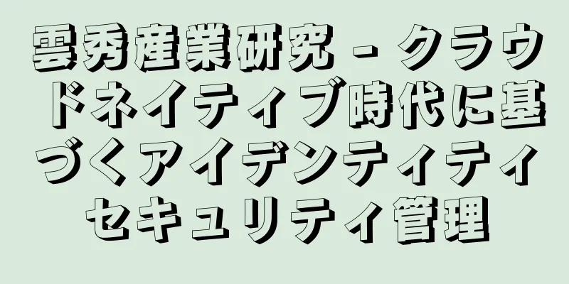 雲秀産業研究 - クラウドネイティブ時代に基づくアイデンティティセキュリティ管理