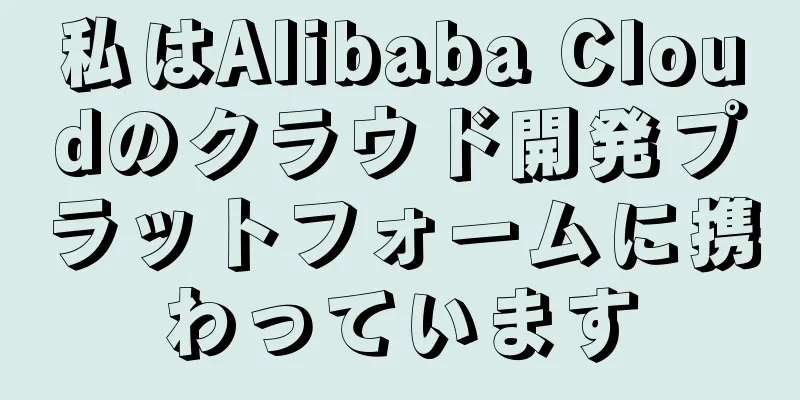 私はAlibaba Cloudのクラウド開発プラットフォームに携わっています