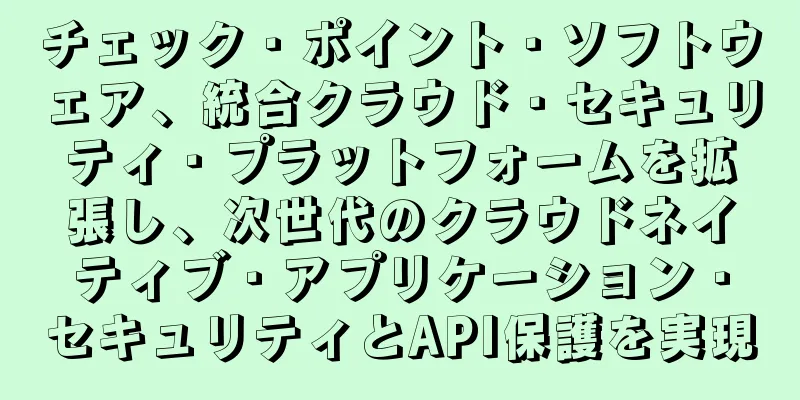 チェック・ポイント・ソフトウェア、統合クラウド・セキュリティ・プラットフォームを拡張し、次世代のクラウドネイティブ・アプリケーション・セキュリティとAPI保護を実現