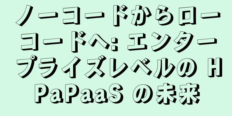 ノーコードからローコードへ: エンタープライズレベルの HPaPaaS の未来