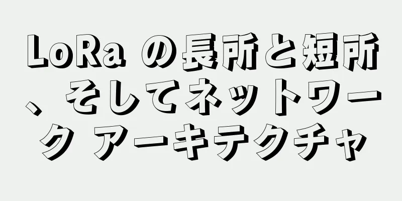 LoRa の長所と短所、そしてネットワーク アーキテクチャ