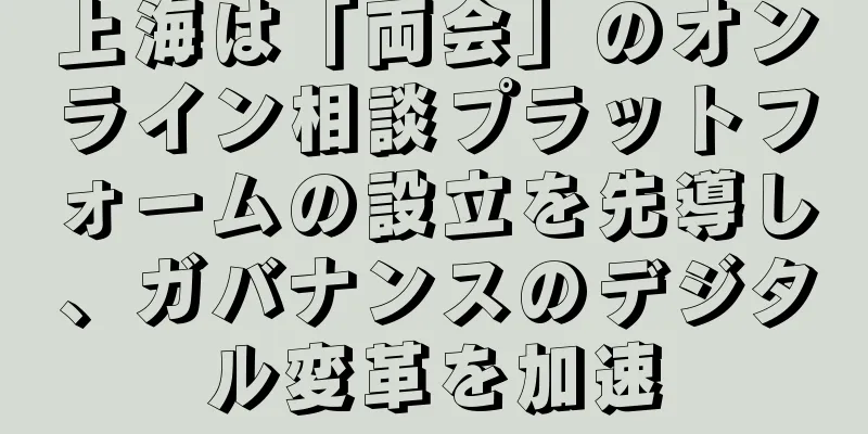 上海は「両会」のオンライン相談プラットフォームの設立を先導し、ガバナンスのデジタル変革を加速