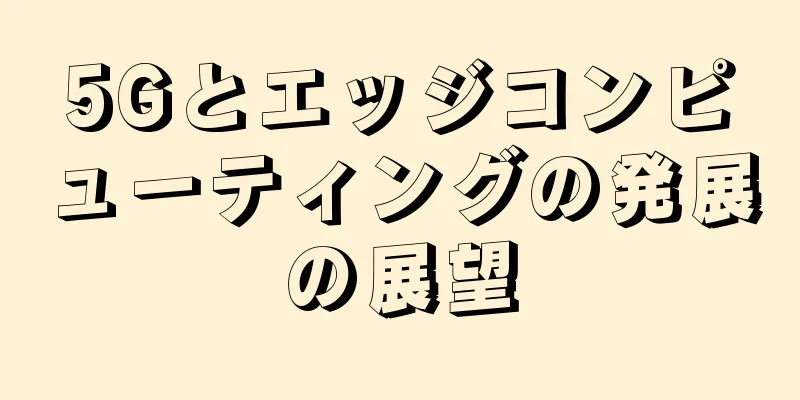 5Gとエッジコンピューティングの発展の展望