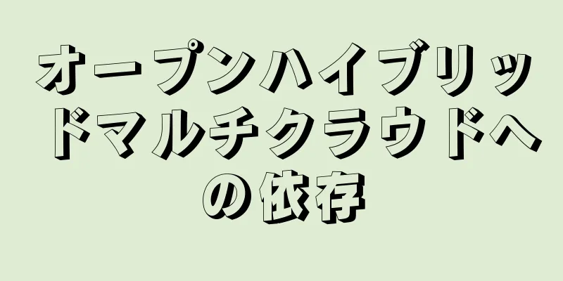 オープンハイブリッドマルチクラウドへの依存