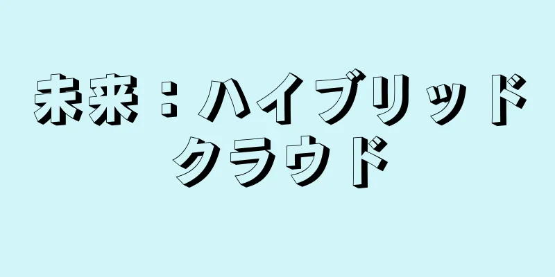 未来：ハイブリッドクラウド