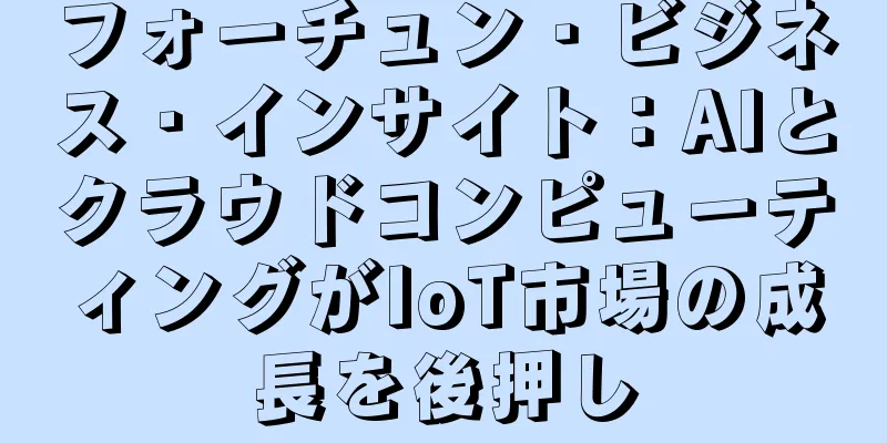 フォーチュン・ビジネス・インサイト：AIとクラウドコンピューティングがIoT市場の成長を後押し