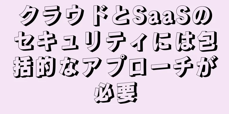 クラウドとSaaSのセキュリティには包括的なアプローチが必要