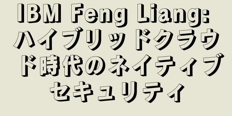 IBM Feng Liang: ハイブリッドクラウド時代のネイティブセキュリティ