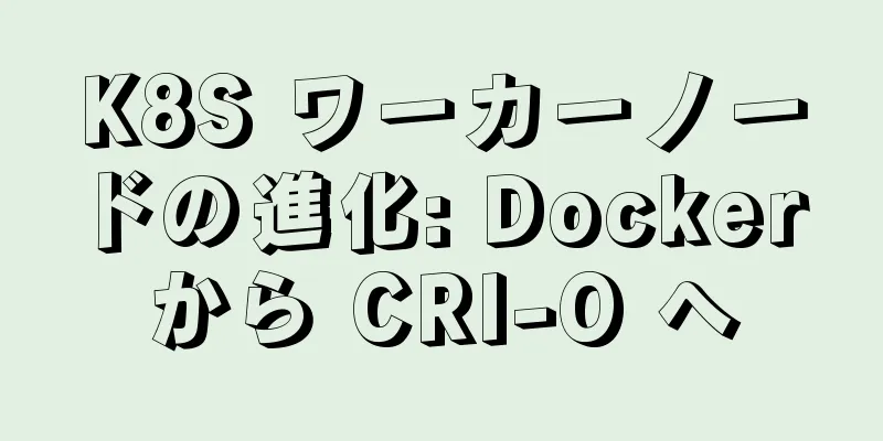 K8S ワーカーノードの進化: Docker から CRI-O へ