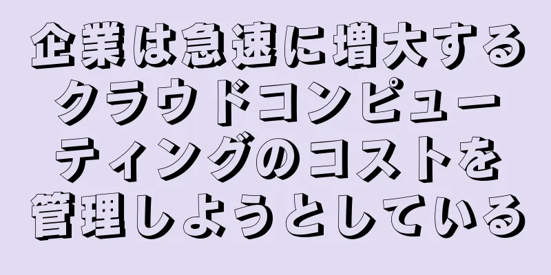 企業は急速に増大するクラウドコンピューティングのコストを管理しようとしている