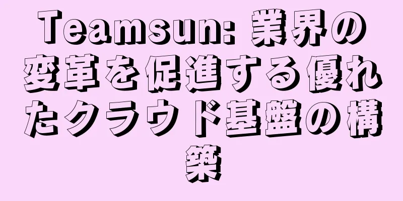 Teamsun: 業界の変革を促進する優れたクラウド基盤の構築
