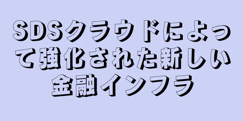 SDSクラウドによって強化された新しい金融インフラ