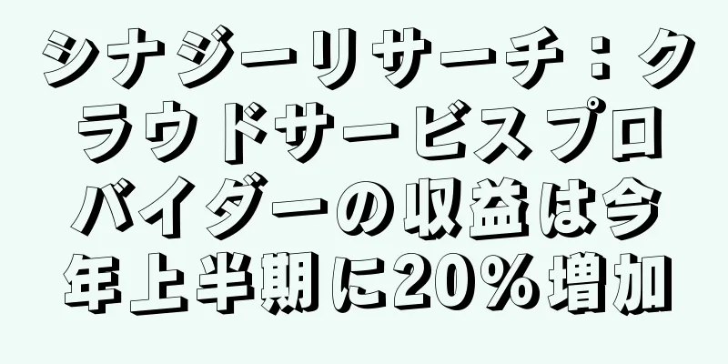 シナジーリサーチ：クラウドサービスプロバイダーの収益は今年上半期に20％増加