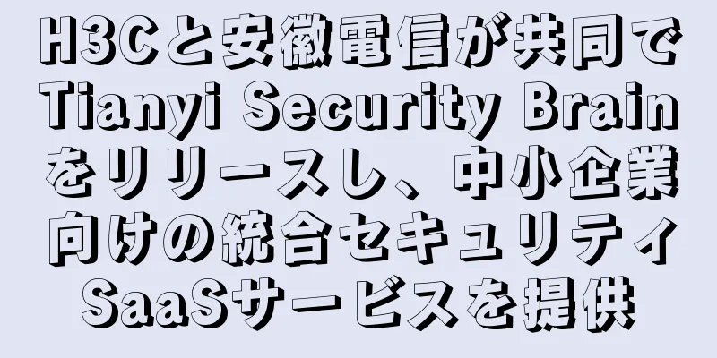 H3Cと安徽電信が共同でTianyi Security Brainをリリースし、中小企業向けの統合セキュリティSaaSサービスを提供